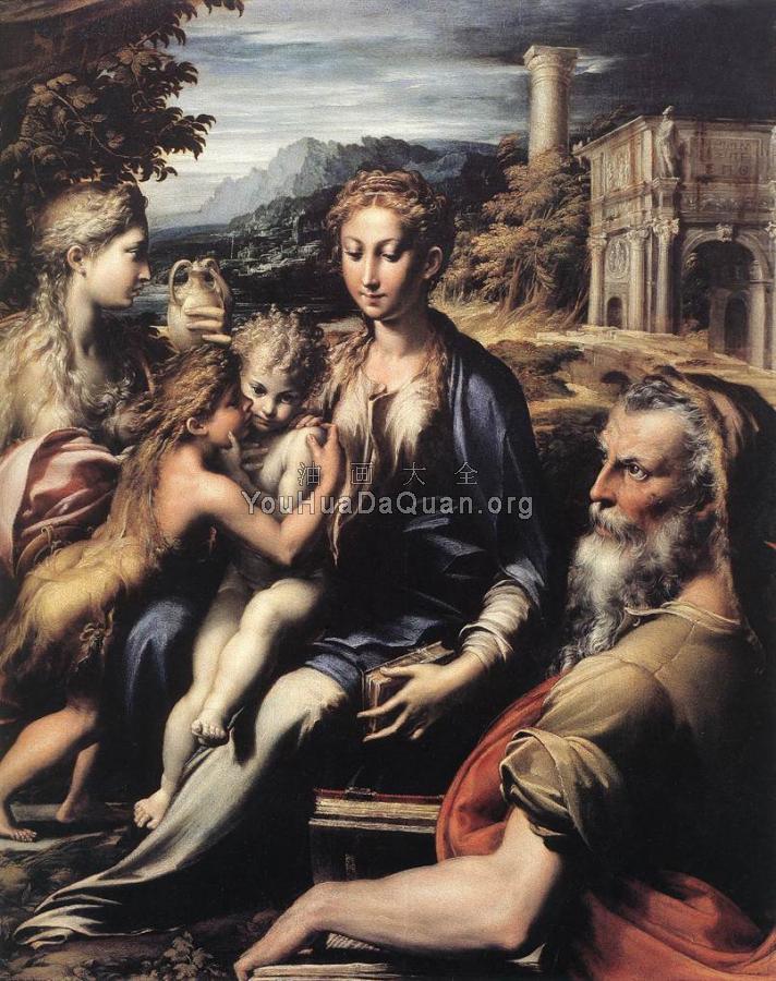 Madonna and Child with Saints - 帕尔米贾尼诺